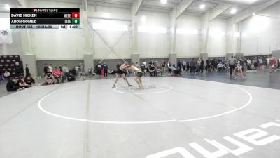 138B lbs Cons. Rd Of 32 - David Hicken, Weber vs Aron Gomez, Deseret Peaks