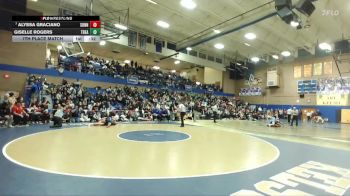 125lbs 7th Place Match - Giselle Rogers, Todd Beamer (Girls) vs Alyssa Graciano, Sunnyside (Girls)