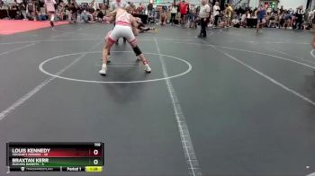 110 lbs Round 2 (6 Team) - Louis Kennedy, Vougar`s Honors vs Braxtan Kerr, Dueling Bandits