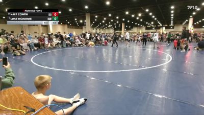 113 lbs Cons. Round 3 - Luke Richards, Raleigh Area Wrestling vs Kale Cowen, B.R.A.W.L