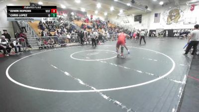 215 lbs Quarterfinal - Chris Lopez, La Quinta/LQ vs Edwin Hopkins, Westminster