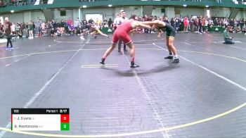 165 lbs Cons. Round 2 - Jake Evans, Northern Illinois vs Beau Mantanona, Michigan