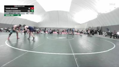 285 lbs Cons. Round 3 - Evan Grazzini, Bellarmine vs Marko Ivanisevic, Unattached Illinois