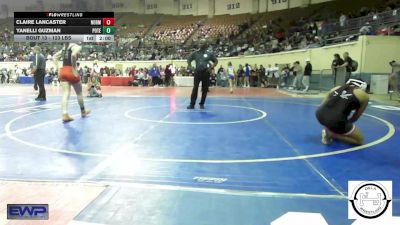 123 lbs Round Of 32 - Yanelli Guzman, Poteau vs Claire Lancaster, Norman Jr High