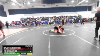 132 lbs Cons. Round 1 - Asher Martinez, Ventura High School vs Calum Barkenhagen, Reverence Grappling