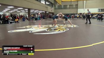 125 lbs Champ. Round 1 - Kaden Majcher, Lycoming vs Edward McCarthy, Thiel