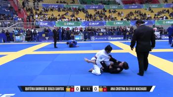 Ana Cristina Da Silva Machado vs Quitéria Barros De Souza Santos 2025 Brasileiro Jiu-Jitsu IBJJF