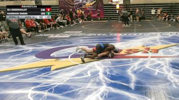 145 lbs Round 1 (4 Team) - Eli Greenwaldt, Staples-Motley, MN vs Kameron Green, Creighton Prep, NE