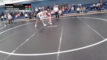 184 lbs Champ. Round 1 - Tyler Ziek, Colorado State University - Pueblo vs Abraham Garcia, Adams State