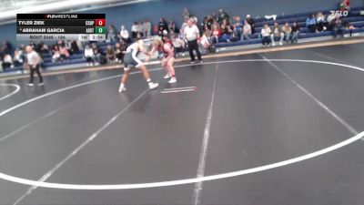 184 lbs Champ. Round 1 - Tyler Ziek, Colorado State University - Pueblo vs Abraham Garcia, Adams State