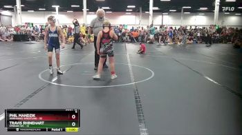 92 lbs Round 4 (6 Team) - Phil Mandzik, Warhawks Wrestling vs Travis Rhinehart, Streaks WC