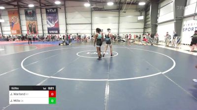 152 lbs Consi Of 16 #2 - Joshua Warland, NY vs Jaheim Mills, GA