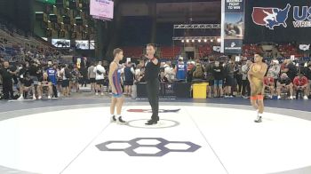 106 lbs Cons. Semis - Frank Fuentes, California vs Alex Huddleston, Indiana