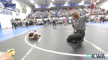 76 lbs Final - Daxton Stewart, Vian Wrestling Club vs Braden Abel, Salina Wrestling Club