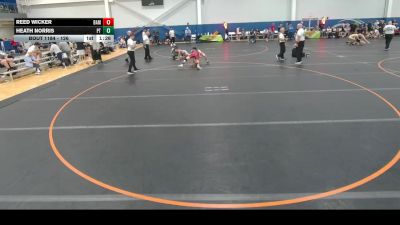 126 lbs Champ. Round 4 - Reed Wicker, Unattached vs Heath Norris, Phillips Trained