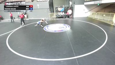84 lbs 5th Place Match - Lorenzo Choto, Daniel Cormier Wrestling Club vs Traton Nelms, MTC - MANTANONA TRAINING CENTER