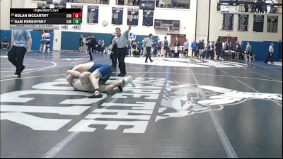 215 lbs Consi Of 16 #1 - Nolan McCarthy, Wyoming Seminary vs Sam Persofsky, Council Rock South