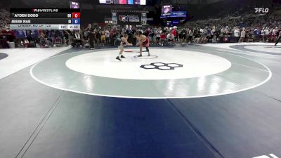 120 lbs Champ. Rd Of 128 - Ayden Dodd, OH vs Jesse Rae, ID