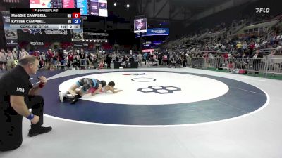 110 lbs Cons. Rd Of 64 - Maggie Campbell, MA vs Kaylee Campbell, VA