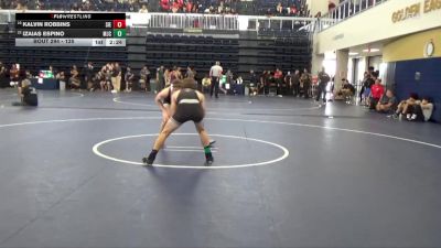 125 lbs Cons. Round 4 - Kalvin Robbins, Sierra College vs Izaias Espino, Modesto Junior College