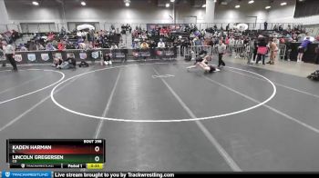 126 lbs Cons. Round 4 - Lincoln Gregersen, CO vs Kaden Harman, IL