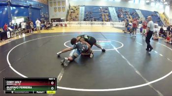 132 lbs Round 5 (8 Team) - Cody Holt, Bandits WC vs Gustavo Ferreira, VHWC