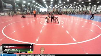 80 lbs Rd# 1 9:00am Friday - Quentin Walls, Cali Red vs Case Gustafson, Minnesota Funky Singlets