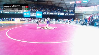 Boys 3A 106 lbs Cons. Round 4 - Jhamarrion Jones, Oak Harbor vs Rodolfo Medina, North Thurston