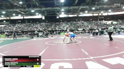 138 lbs Quarterfinal - Mason Aiken, American Falls vs Evan Krantz, McQueen Nevada