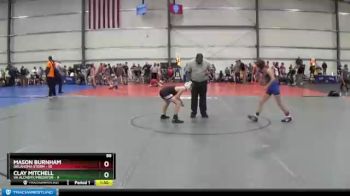 88 lbs Round 4 (6 Team) - Mason Burnham, Oklahoma Storm vs Clay Mitchell, VA Alchemy/Predator
