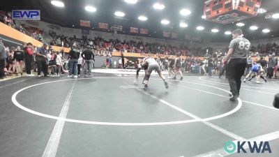 100 lbs Quarterfinal - Raylon Banks, Lone Grove Takedown Club vs Connor Young, Husky Wrestling Club