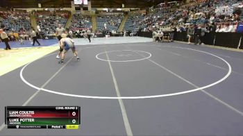 5A - 126 lbs Cons. Round 2 - Liam Coultis, Andover Central vs Luke Potter, Andover