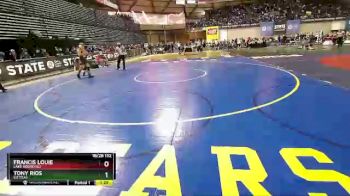 1 lbs Semifinal - Francis Louie, Lake Roosevelt vs Tony Rios, Kittitas