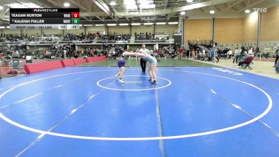 185 lbs Consi Of 4 - Teagan Norton, Wakefield vs Kaleigh Fuller, Montachusett