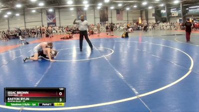 120 lbs Rd# 9- 2:15pm Saturday Final Pool - Easton Bylin, Gotcha Blue vs Issac Brown, Team Ohio