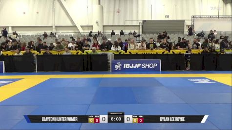 Dylan Lee Royce vs Clayton Hunter Wimer 2025 World IBJJF Jiu-Jitsu No-Gi Championship