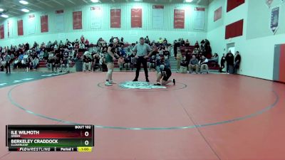 130 lbs Cons. Semi - Berkeley Craddock, Cloverleaf vs Ile Wilmoth, Green