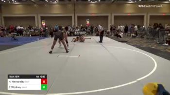 137 lbs Consi Of 4 - Nicholas Hernandez, Eastern Sabers vs Payden Woolsey, Sanderson Wr Ac