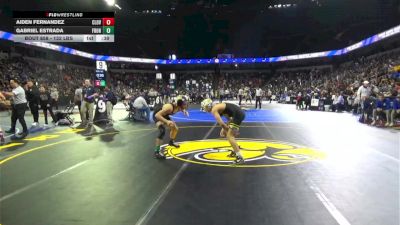 132 lbs Consi Of 16 #2 - Aiden Fernandez, Clovis (CS) vs Gabriel Estrada, Frontier (CS)