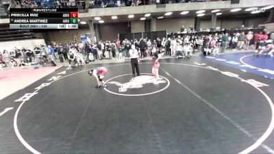 130 lbs Cons. Round 2 - Andrea Martinez, Unattached vs Priscilla Ruiz, Unattached