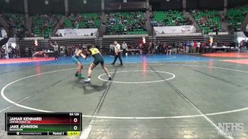 6A 126 lbs Cons. Round 1 - Jake Johnson, Buckhorn vs Jamar Kennard, Center Point HS