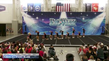 Fusion All Stars - Blaze [2026 L1.1 Junior - PREP - D2 Day 1] 2026 PacWest Utah Challenge