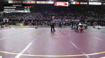 215 lbs Cons. Round 2 - Dante De Leon, Hillsboro vs Bryson Walker, Lewiston