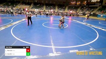 75 lbs 5th Place - Laker Nau Rarick, Westlake vs Charlie Smith, Terminator Wrestling Academy