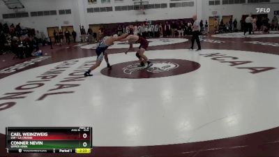 133 lbs Cons. Round 1 - Cael Weinzweig, UW - La Crosse vs Conner Nevin, Upper Iowa