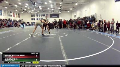 165 lbs Cons. Round 3 - Piersson Czaplinski, UW Lacrosse vs Andrew Sims, Eureka College