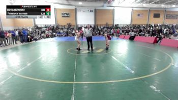 107 lbs 3rd Place - Sora Bukoski, Ellsworth vs Selena Batres, Jonathan Law