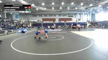 215 lbs Round 2 (3 Team) - Landon Armstrong, Maine-Endwell Sr HS vs Gavyn Vicente, Long Beach Sr