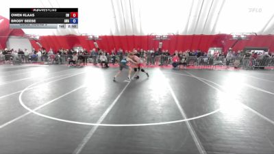 165 lbs Cons. Round 3 - Brody Seese, Askren Wrestling Academy vs Owen Klaas, Excel Wrestling