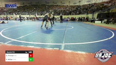 285 lbs Round Of 16 - Gabriel Prince, Cowboy Wrestling Club vs Payden Miller, Checotah Matcats